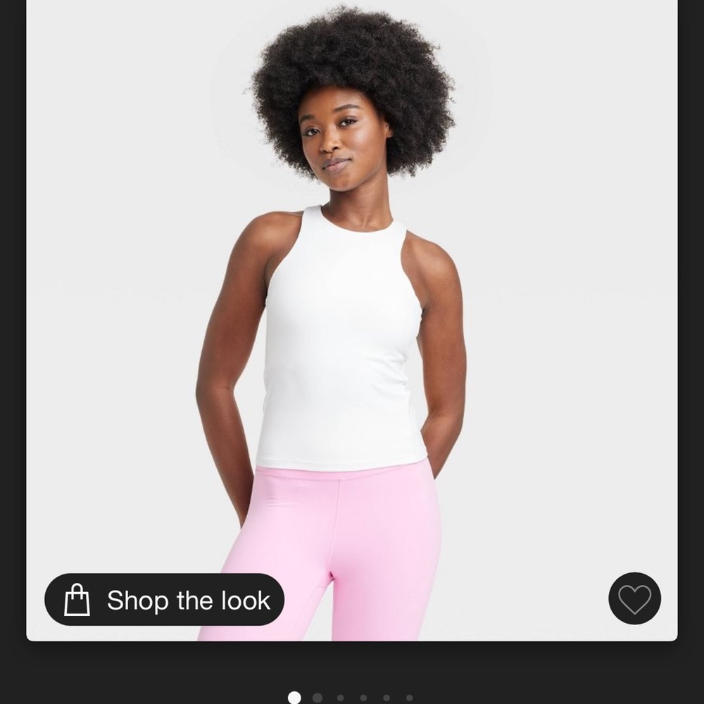Women's Everyday Soft Racerback Tank Top - All In Motion™ White